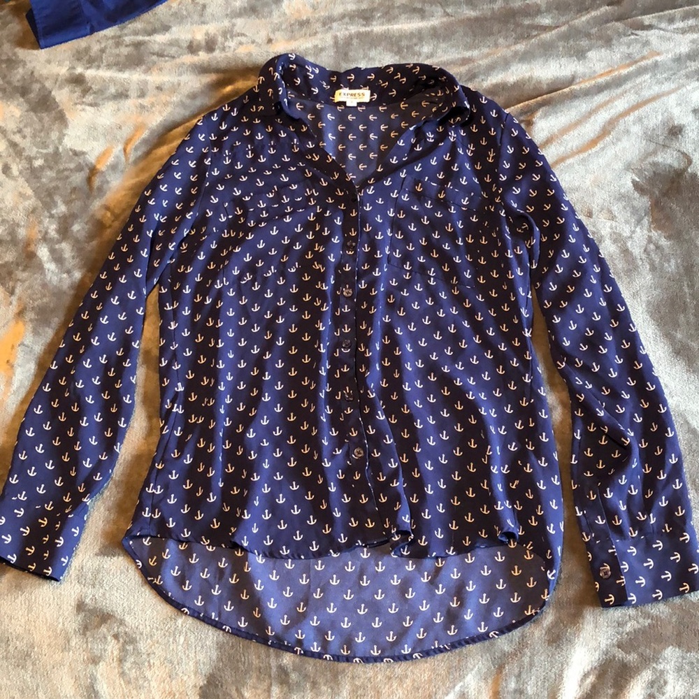 Express  button down blouse